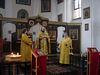 závěrečné požehnání po liturgii sv. Basila Velikého